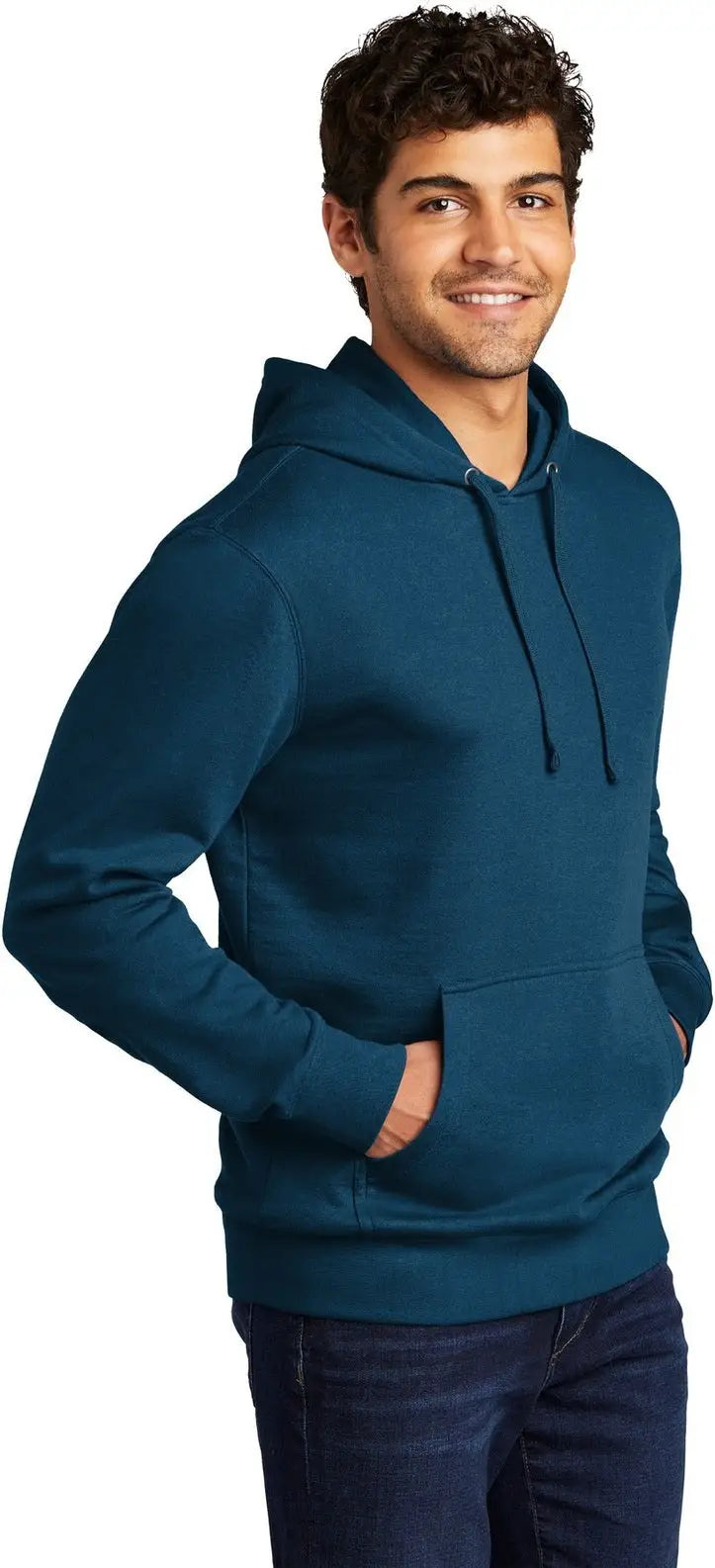 District Dt6100 V.i.t. Fleece Hoodie - Neptune Blue