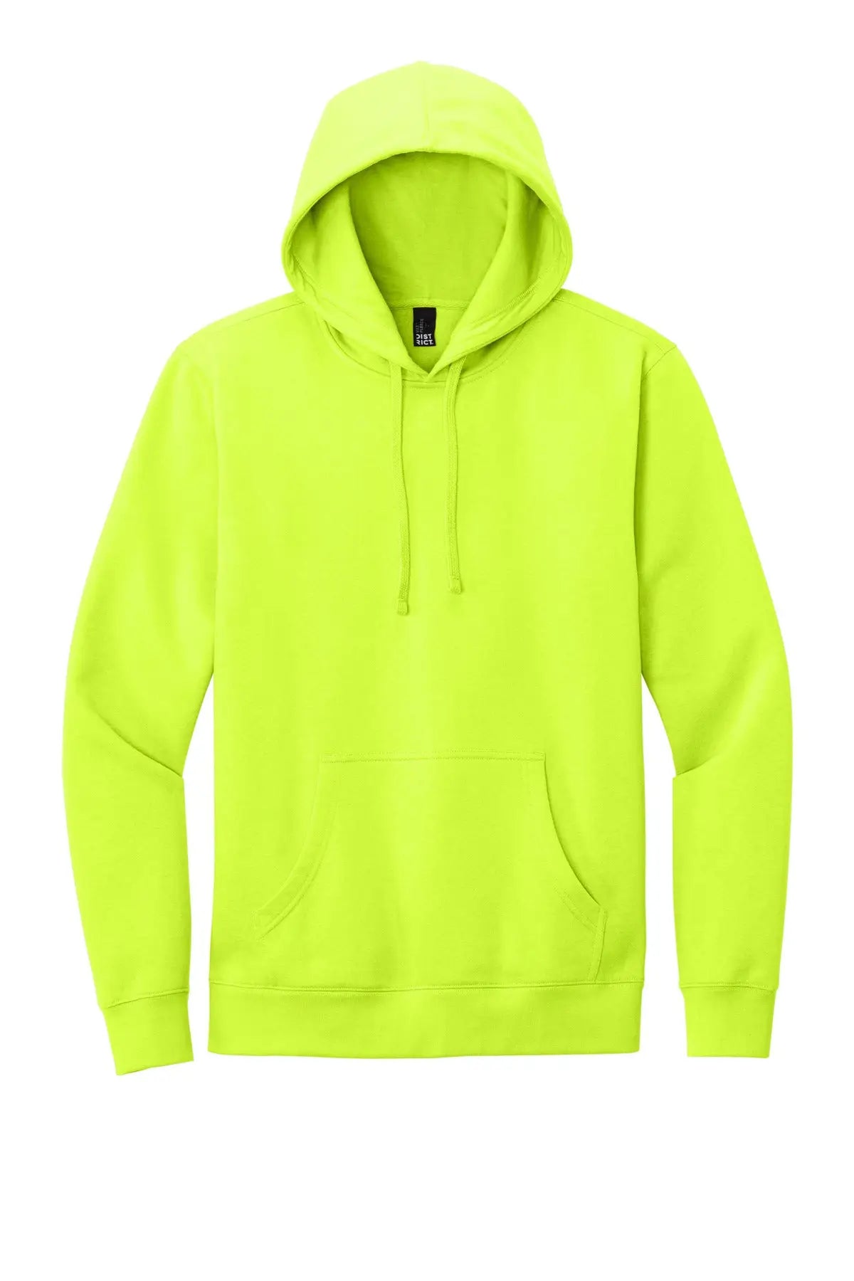 District Dt6100 V.i.t. Fleece Hoodie - S. Green