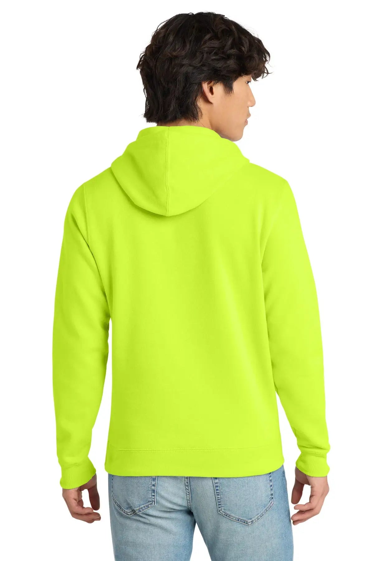 District Dt6100 V.i.t. Fleece Hoodie - S. Green