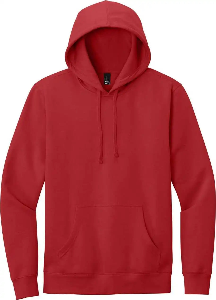 District Dt6100 Vit Fleece Hoodie - Classic Red