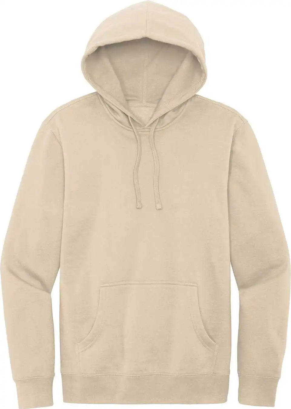District Dt6100 Vit Fleece Hoodie Gardenia