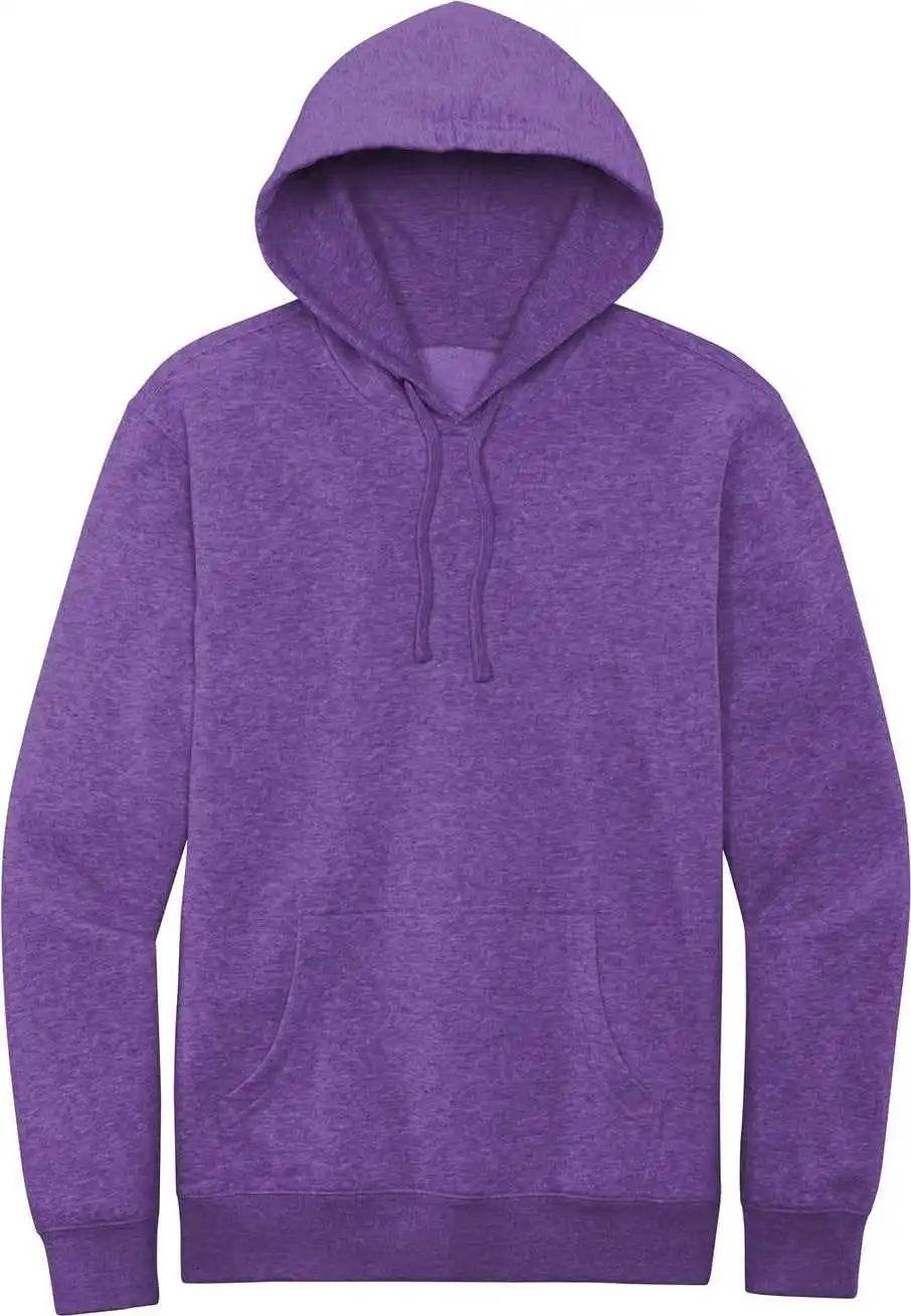 District Dt6100 Vit Fleece Hoodie - Heather Purple
