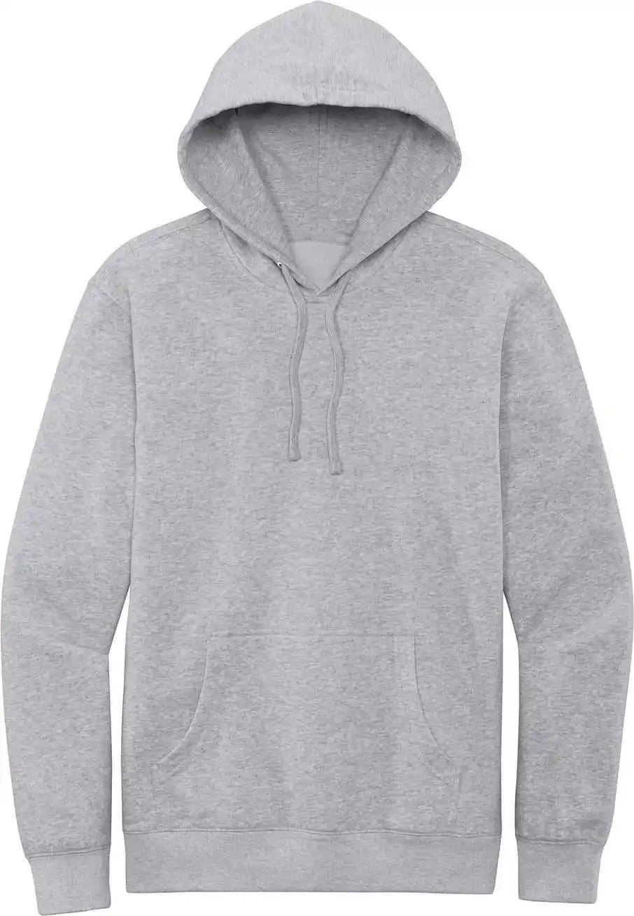 District Dt6100 Vit Fleece Hoodie - Light Heather Grey