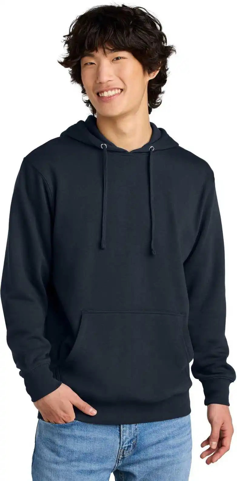 District Dt6100 Vit Fleece Hoodie - New Navy