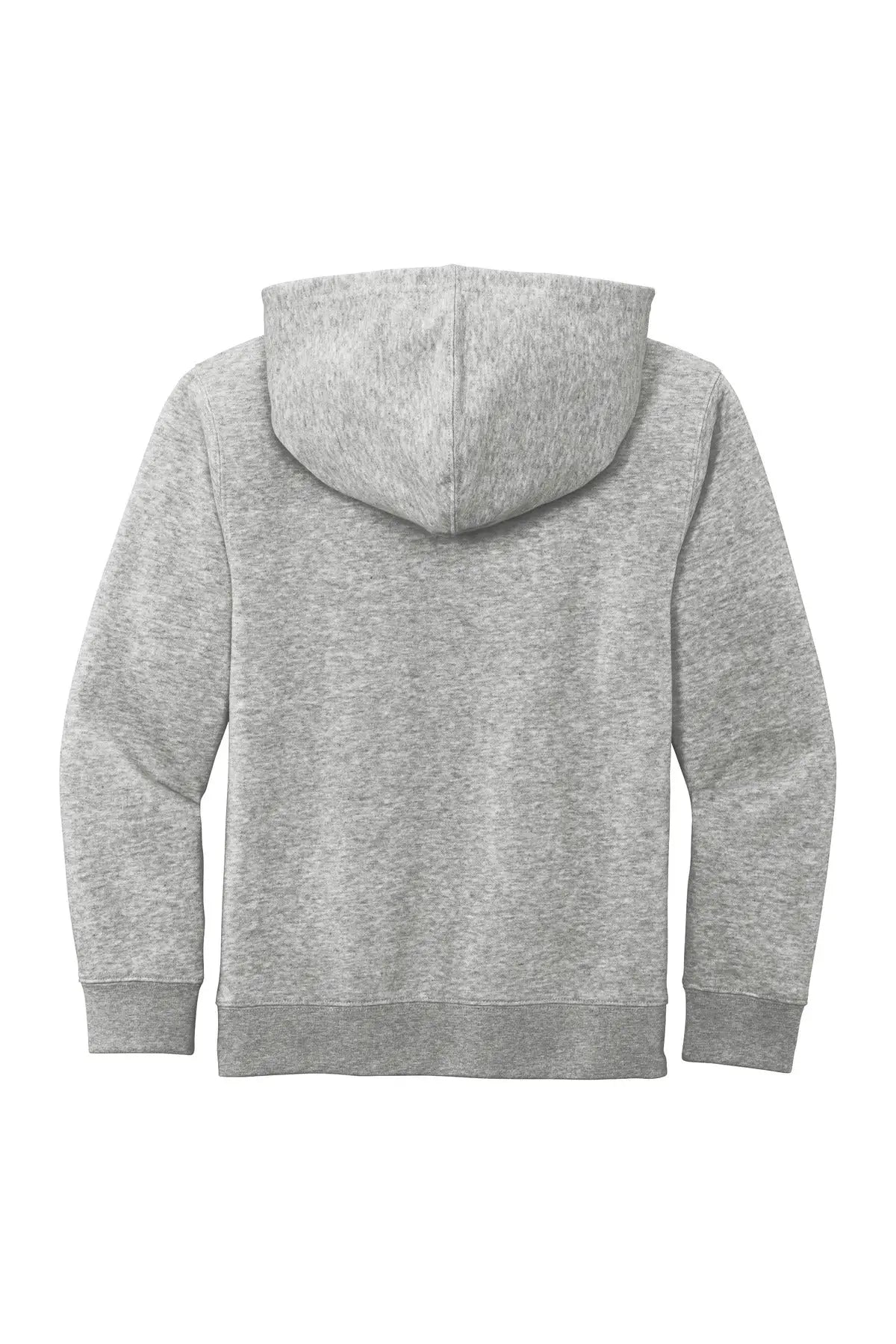 District Dt6100y Youth V.i.t. Fleece Hoodie - Light Heather Gray