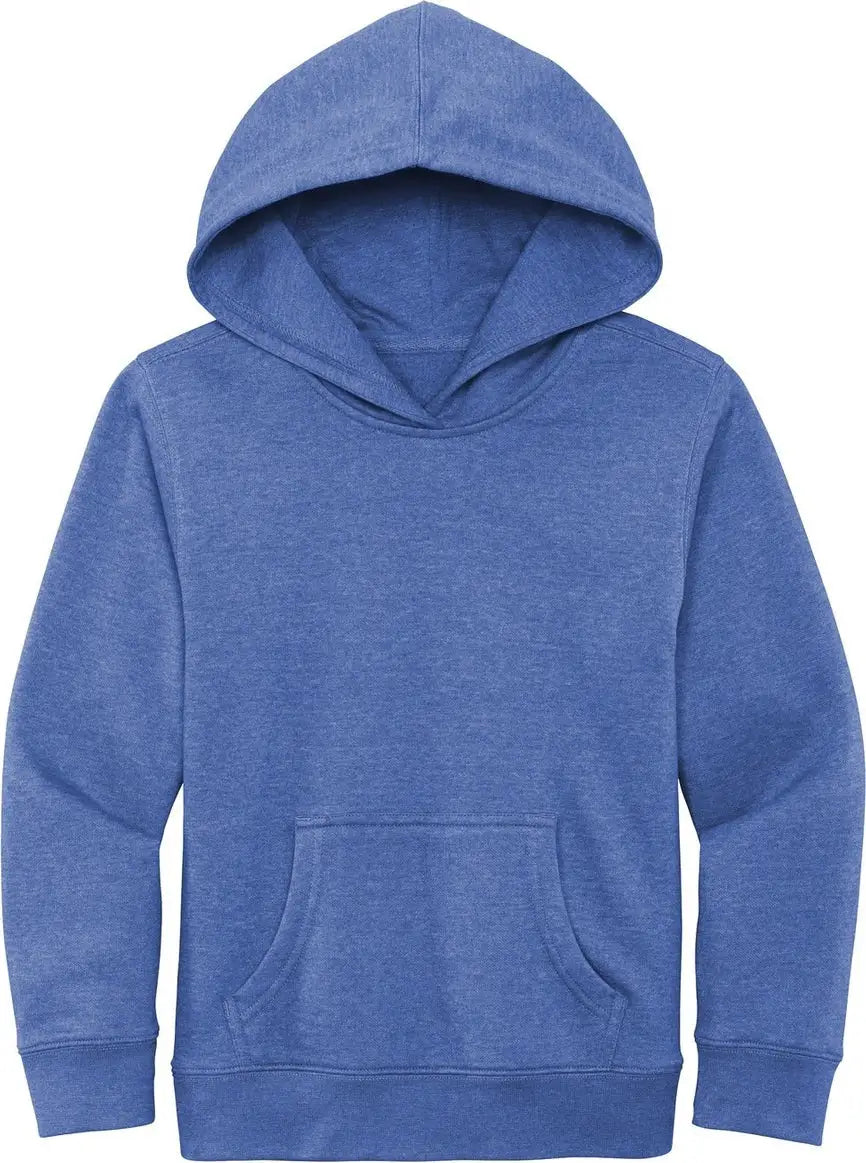 District Dt6100y Youth V.i.t. Fleece Hoodie - Royal Frost