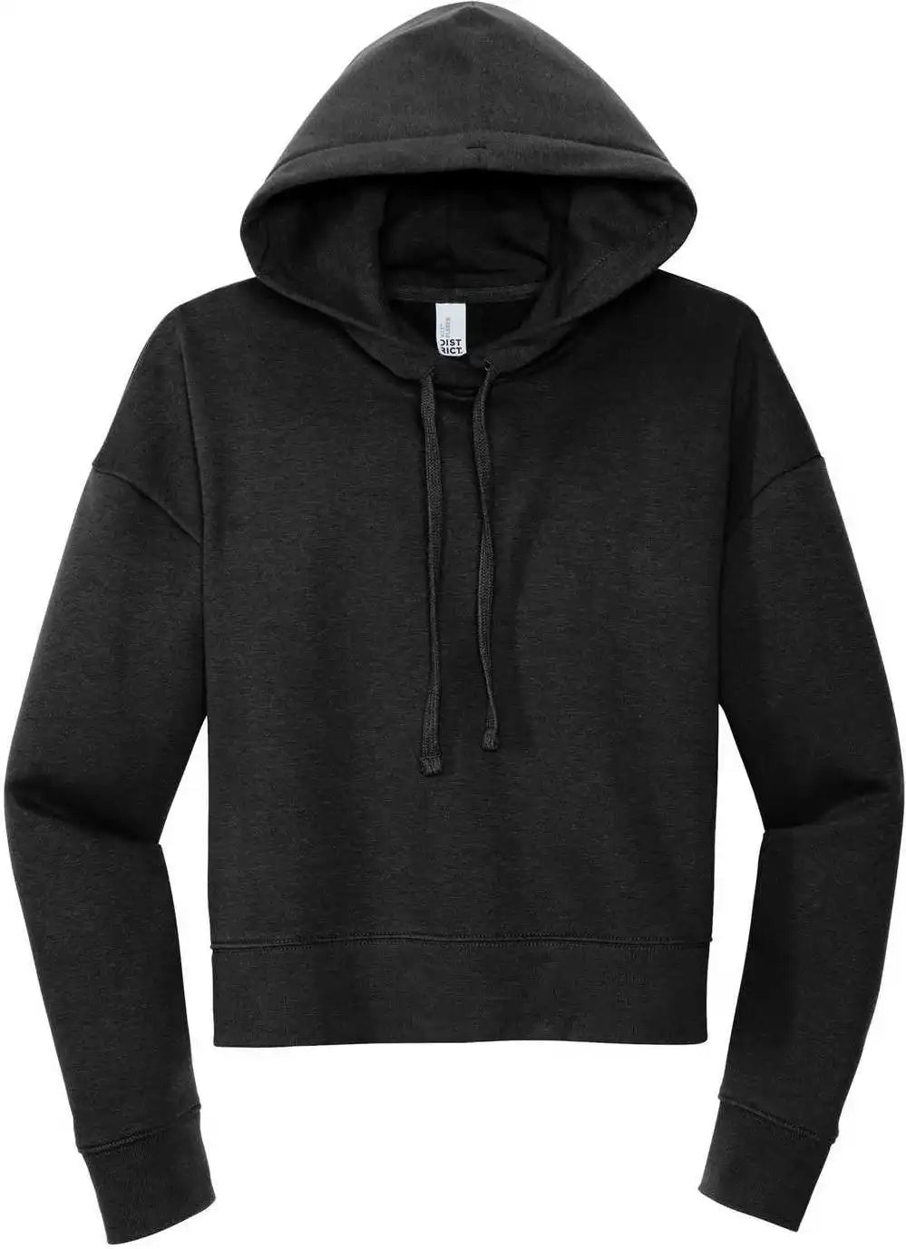 District Dt6101 Women’s Vit Fleece Hoodie Black