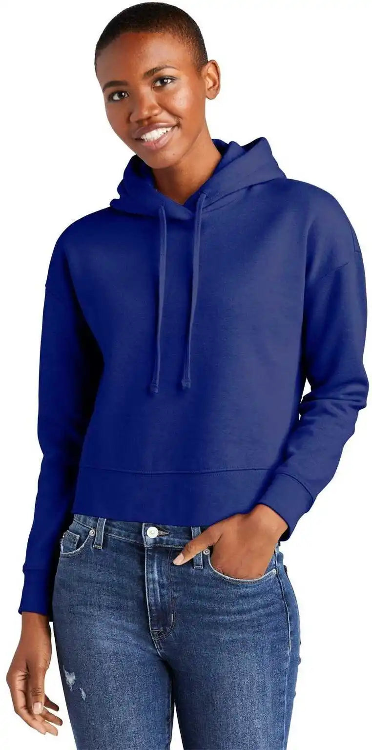 District Dt6101 Women’s Vit Fleece Hoodie - Deep Royal