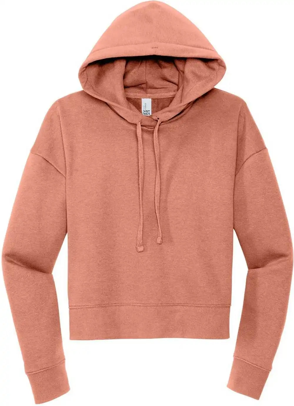 District Dt6101 Women’s Vit Fleece Hoodie Desert Rose