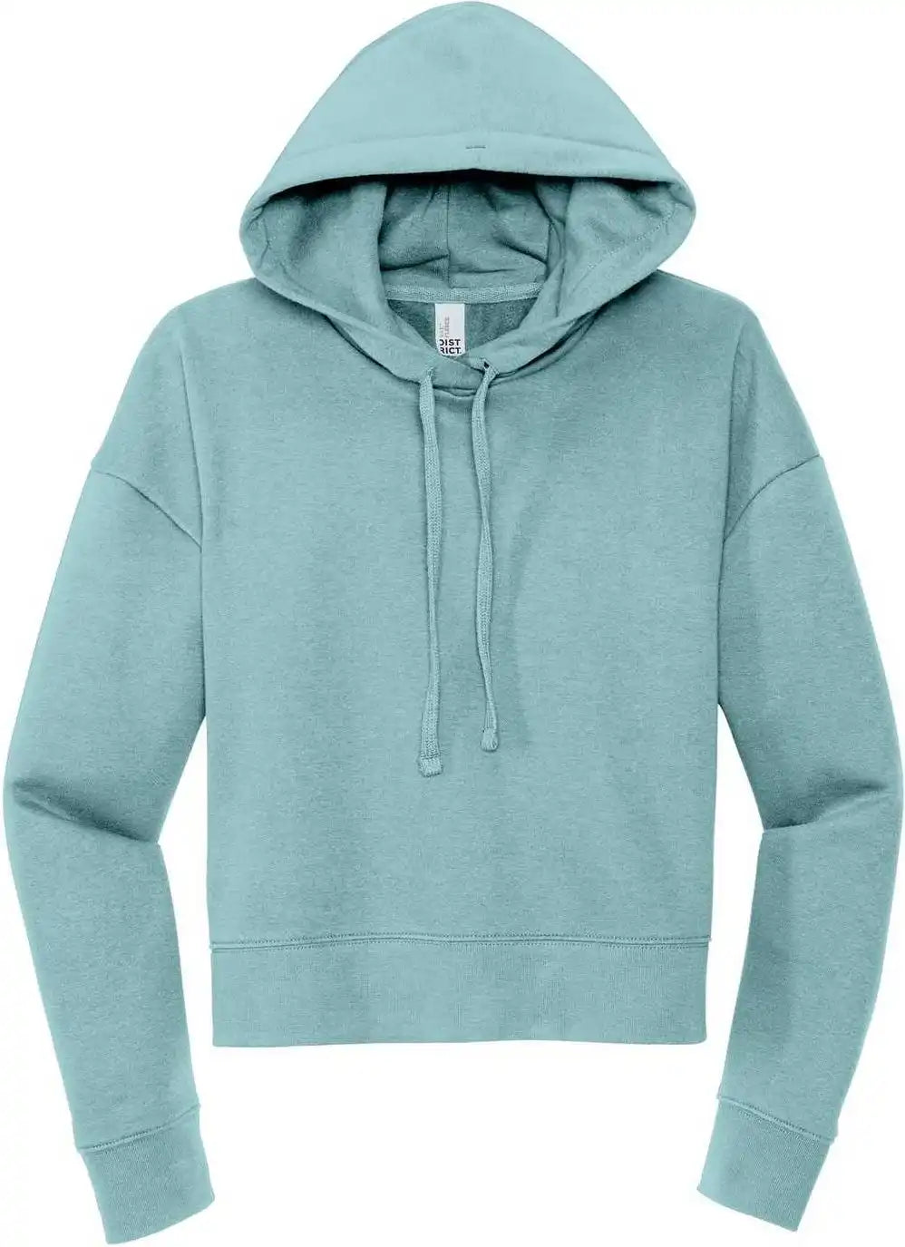 District Dt6101 Women’s Vit Fleece Hoodie - Eucalyptus Blue