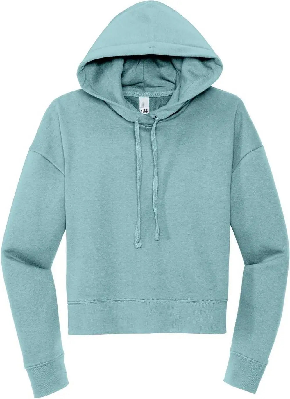 District Dt6101 Women’s Vit Fleece Hoodie - Eucalyptus Blue