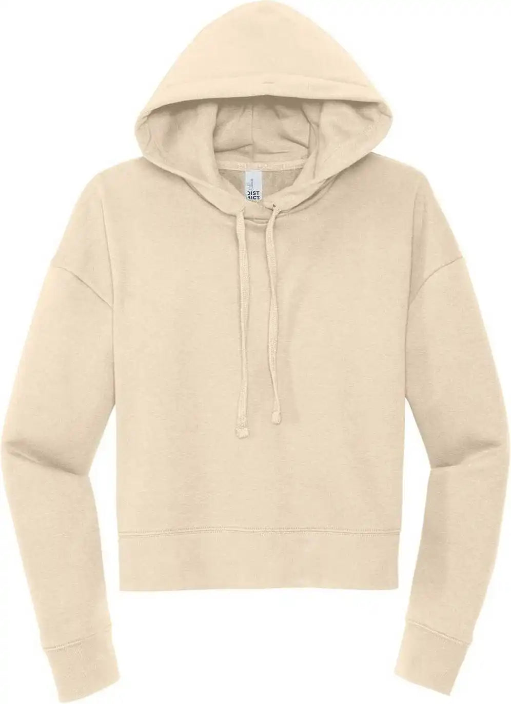 District Dt6101 Women’s Vit Fleece Hoodie - Gardenia