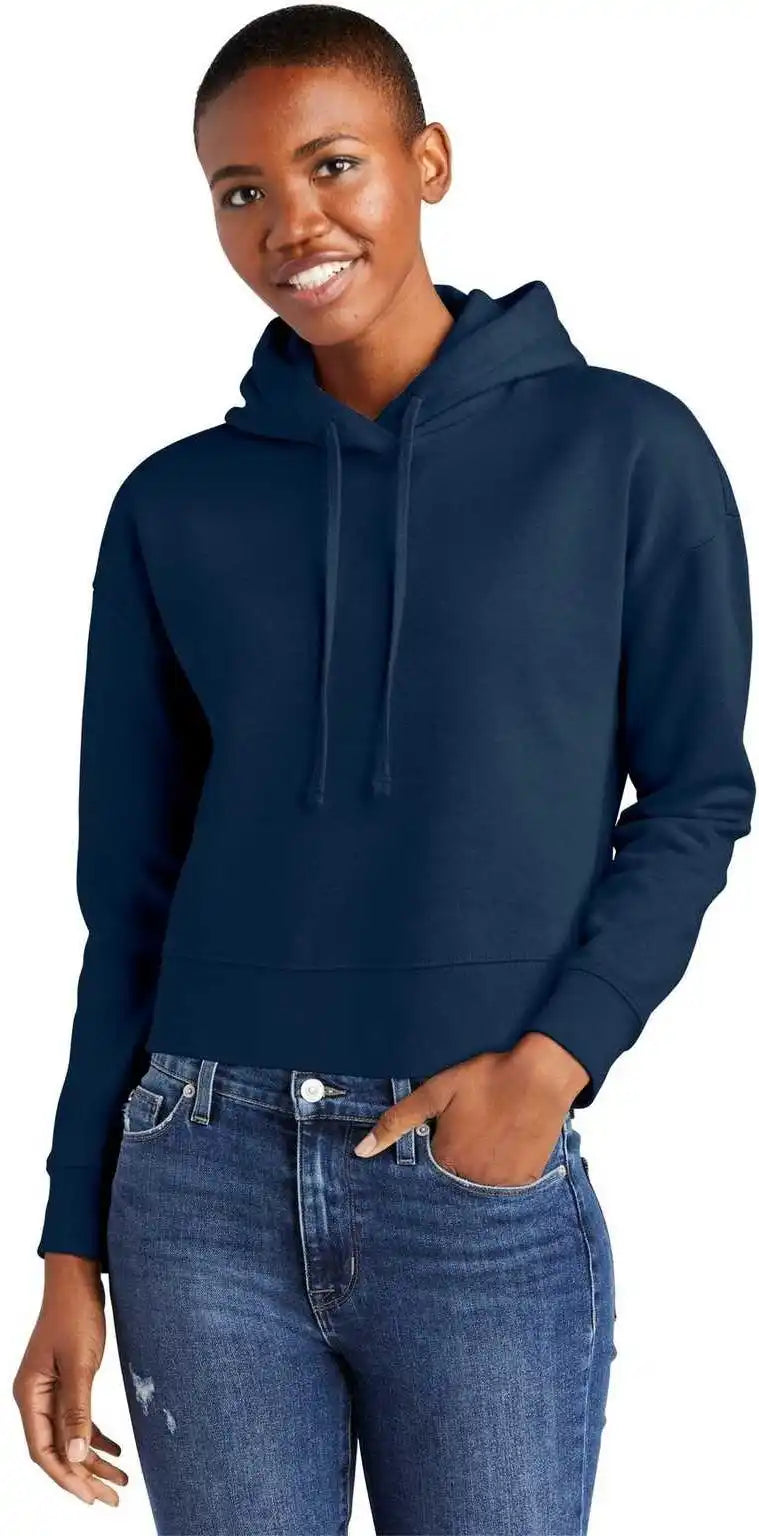 District Dt6101 Women’s Vit Fleece Hoodie - New Navy