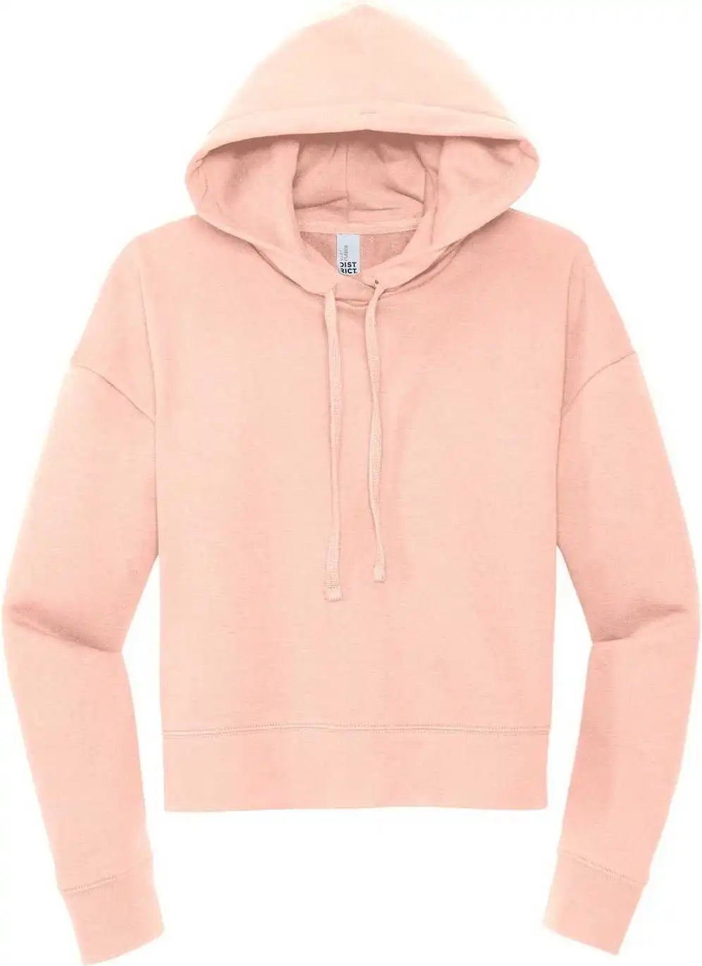 District Dt6101 Women’s Vit Fleece Hoodie - Rosewater Pink