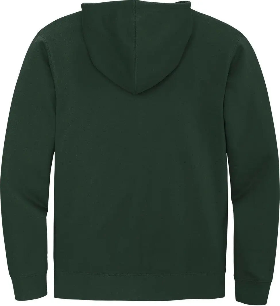 District Dt6102 V.i.t. Fleece Full-zip Hoodie - Forest Green