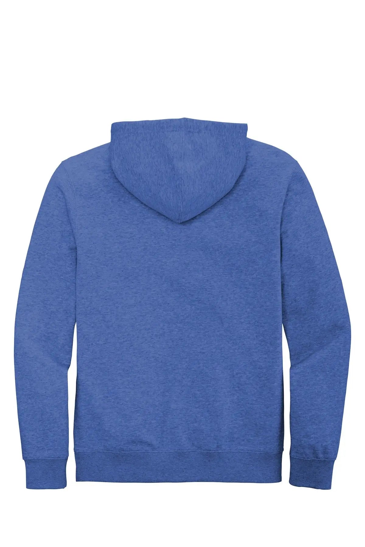 District Dt6102 V.i.t. Fleece Full-zip Hoodie - Royal Frost