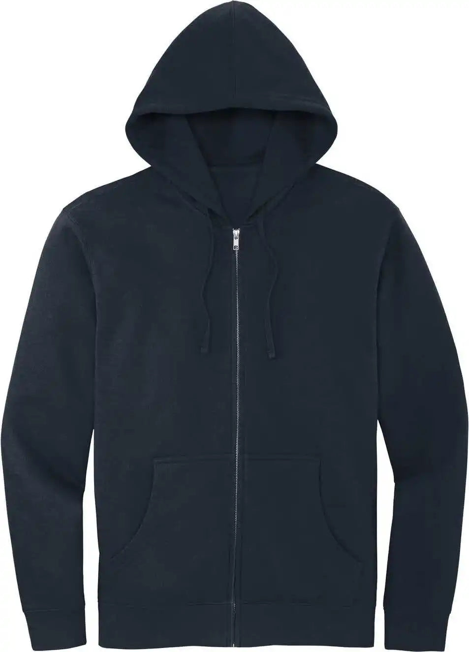 District Dt6102 Vit Fleece Full-zip Hoodie - New Navy