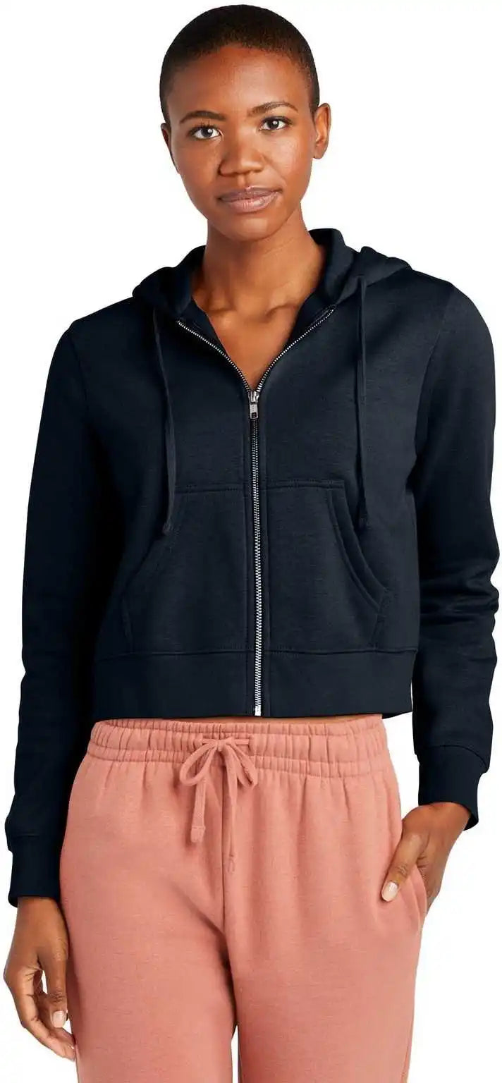 District Dt6103 Women’s Vit Fleece Full-zip Hoodie - New Navy