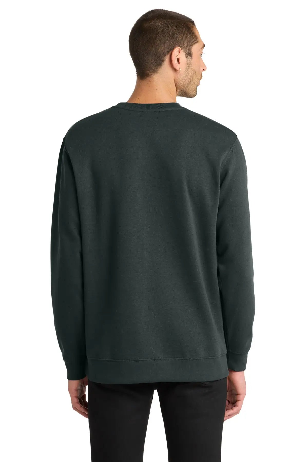 District Dt6104 V.i.t. Fleece Crew - Charcoal