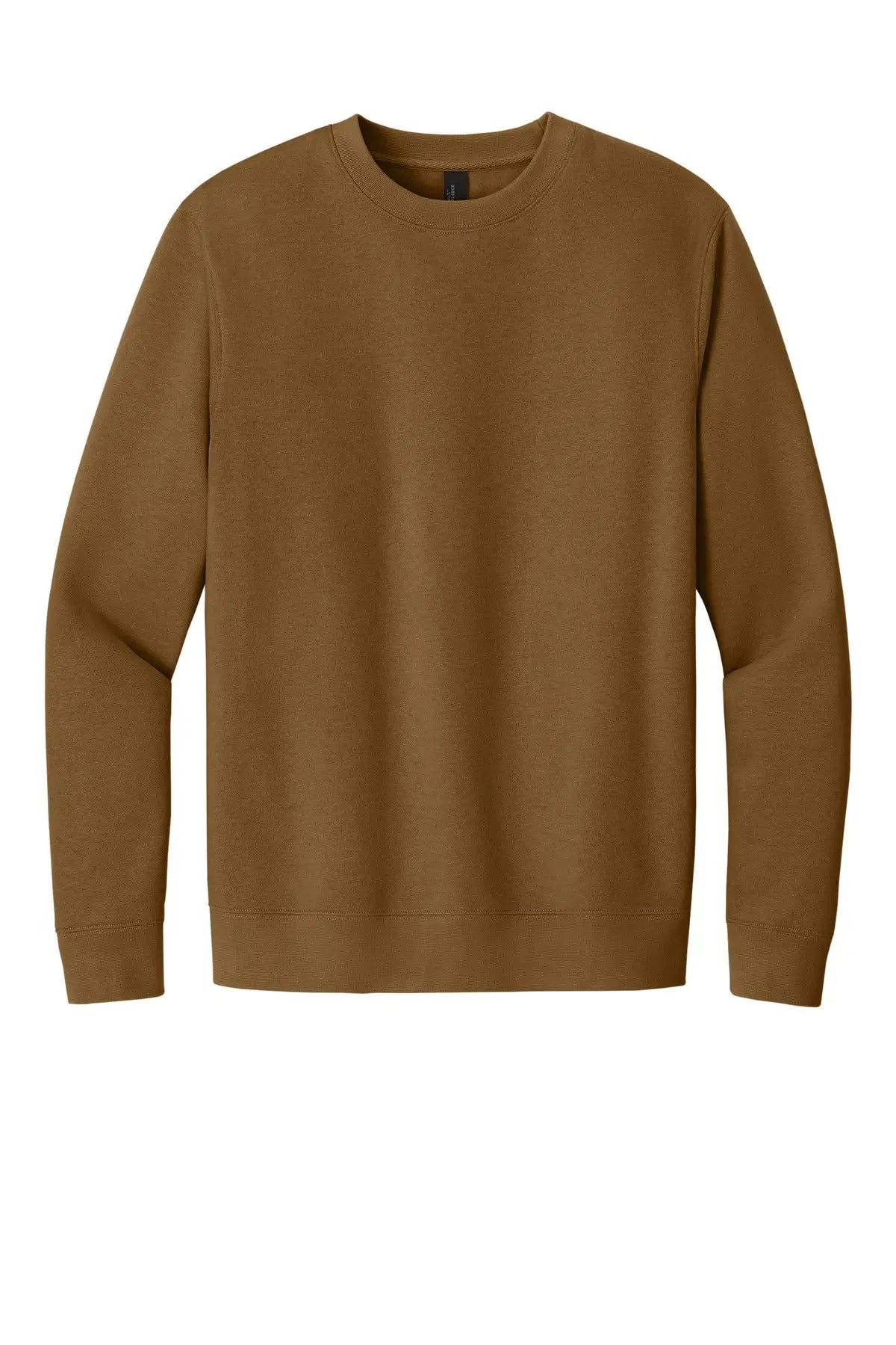 District Dt6104 V.i.t. Fleece Crew - Duck Brown