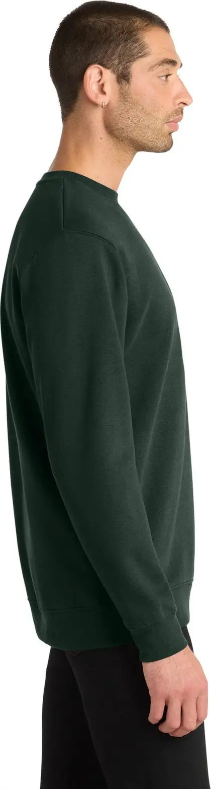 District Dt6104 V.i.t. Fleece Crew - Forest Green