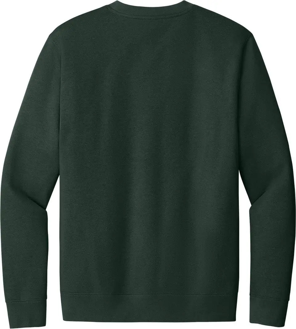 District Dt6104 V.i.t. Fleece Crew - Forest Green - Adult Xs