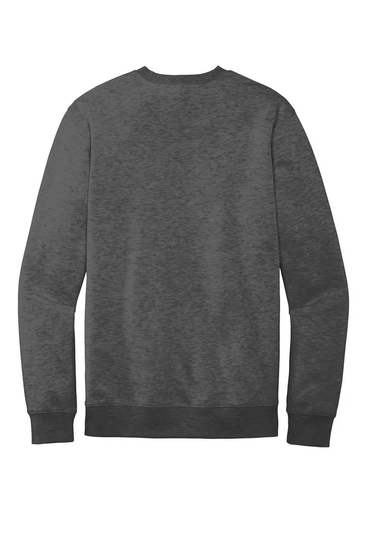 District Dt6104 V.i.t. Fleece Crew - Heathered Charcoal - Adult Xs