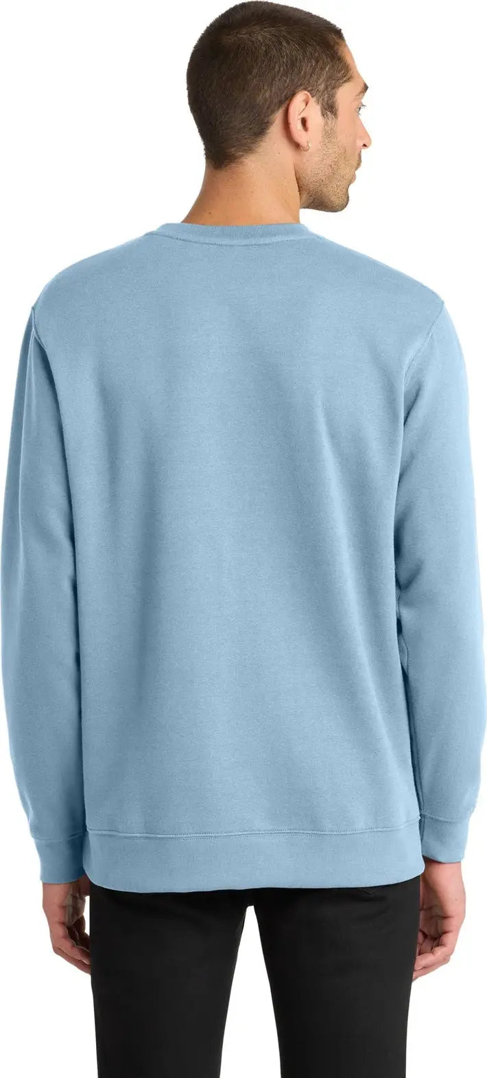 District Dt6104 V.i.t. Fleece Crew - Ice Blue