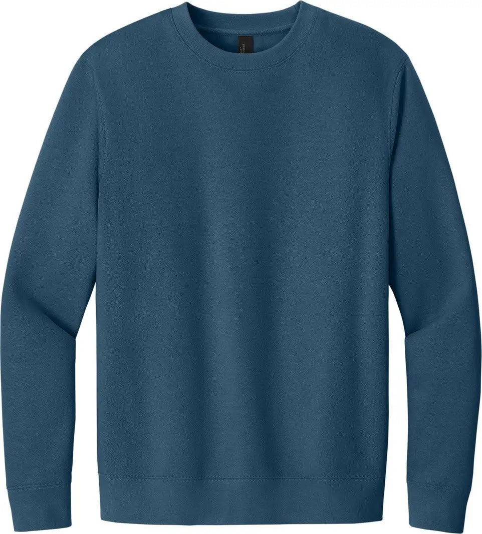 District Dt6104 V.i.t. Fleece Crew - Neptune Blue