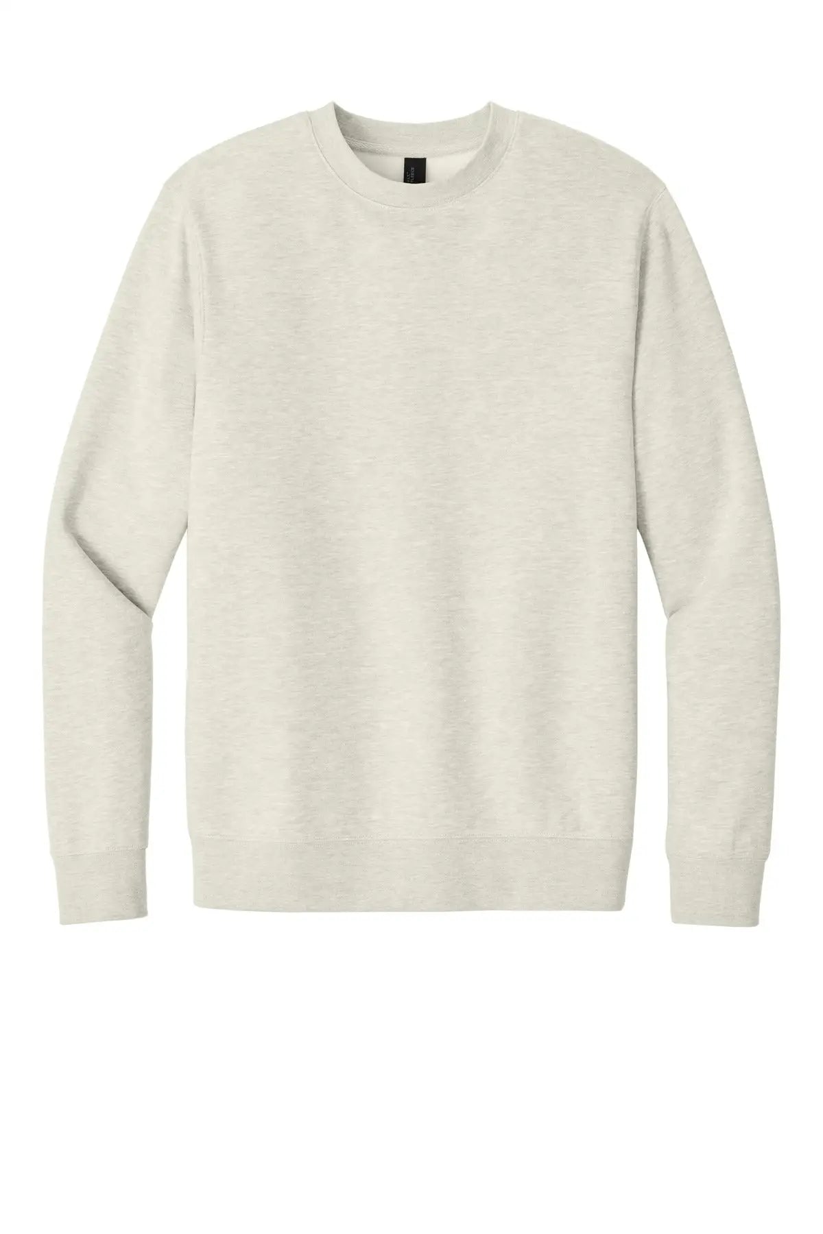 District Dt6104 V.i.t. Fleece Crew - Oatmeal Heather