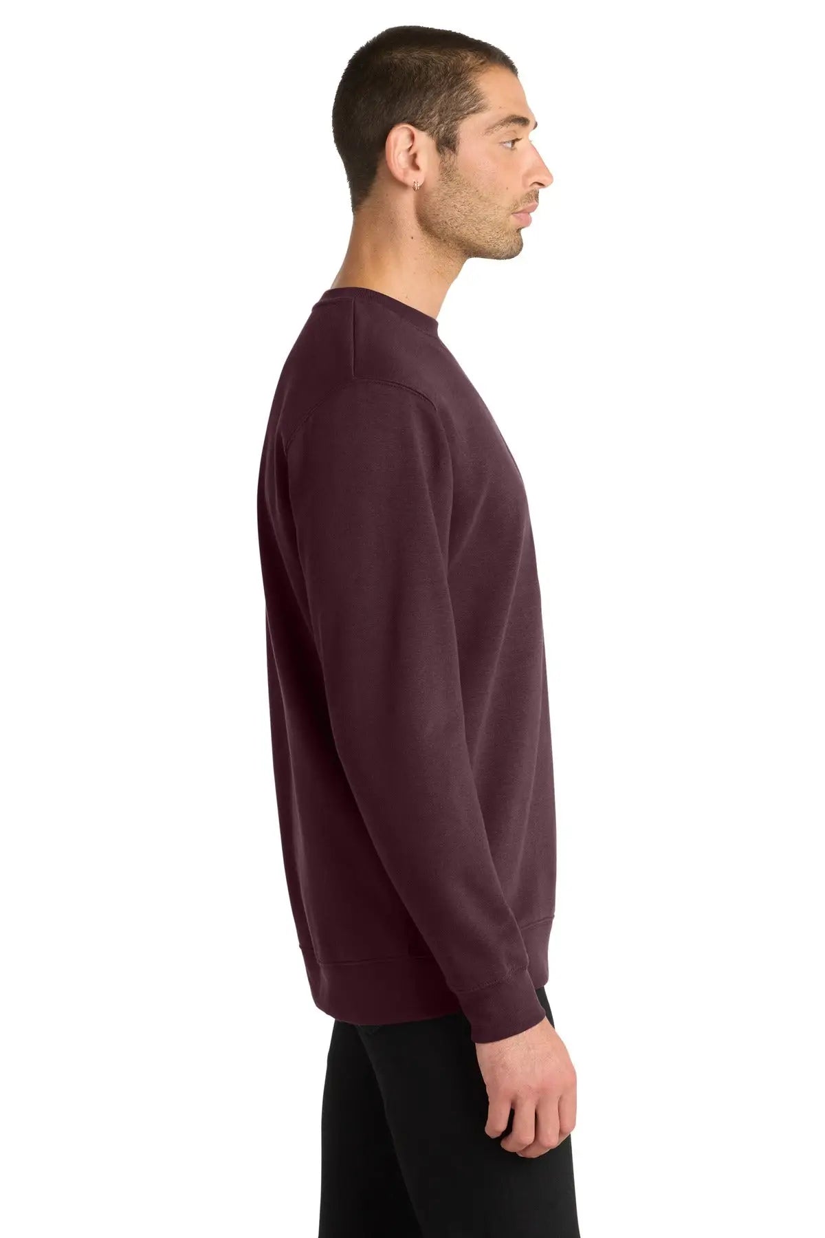 District Dt6104 V.i.t. Fleece Crew - Plum