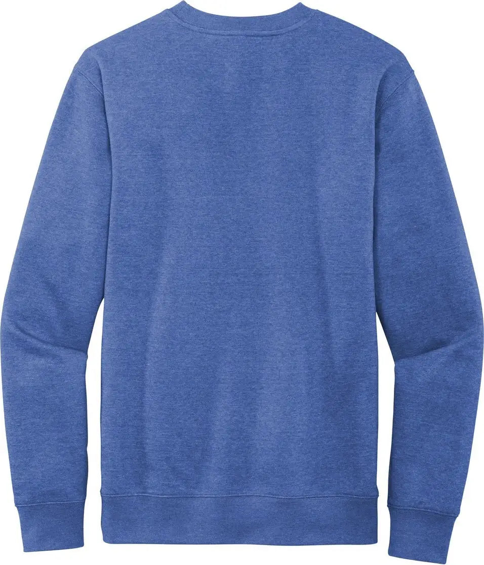 District Dt6104 V.i.t. Fleece Crew - Royal Frost