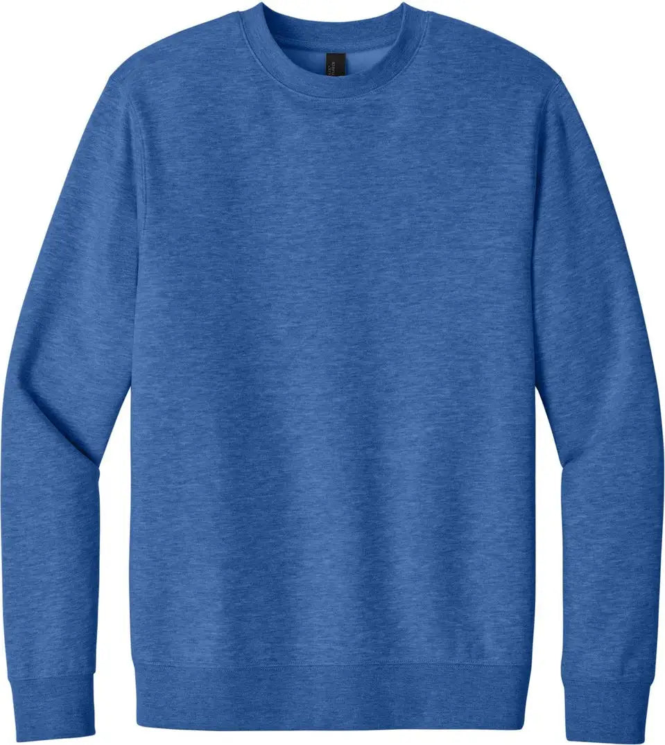 District Dt6104 V.i.t. Fleece Crew - Royal Frost