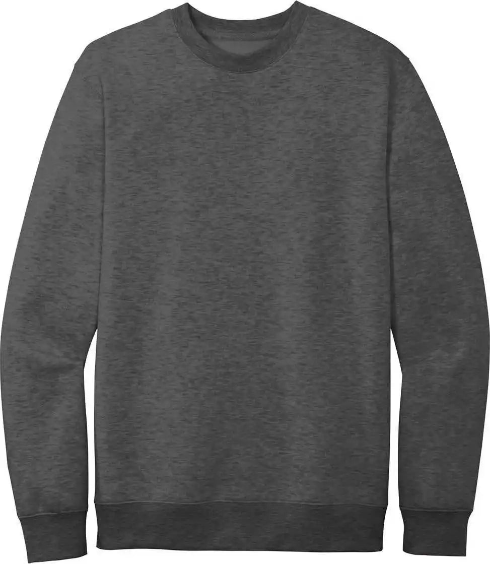 District Dt6104 Vit Fleece Crew - Heather Charcoal