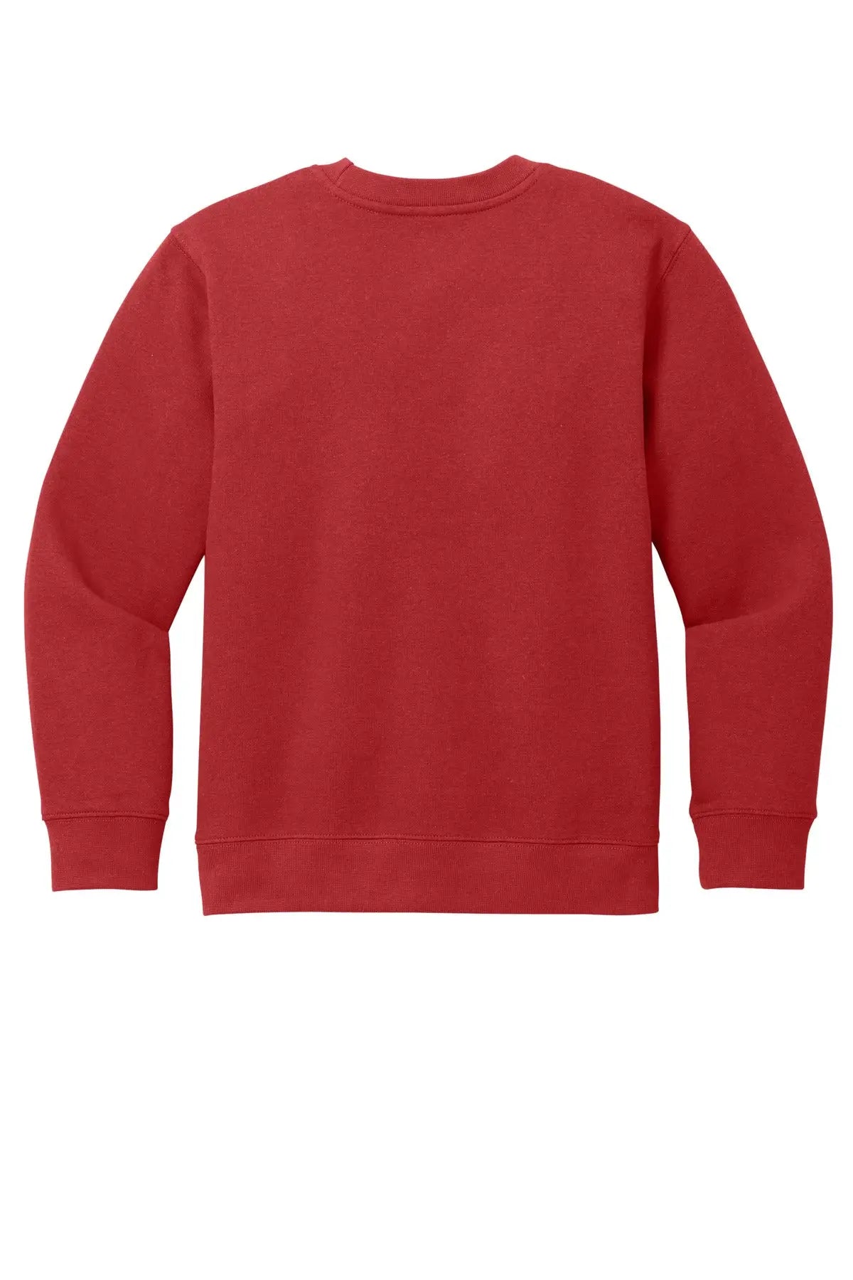 District Dt6104y Youth V.i.t. Fleece Crew - Classic Red