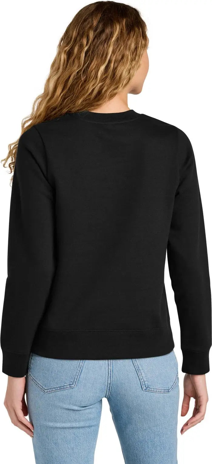 District Dt6105 Women’s V.i.t. Fleece Crew - Black