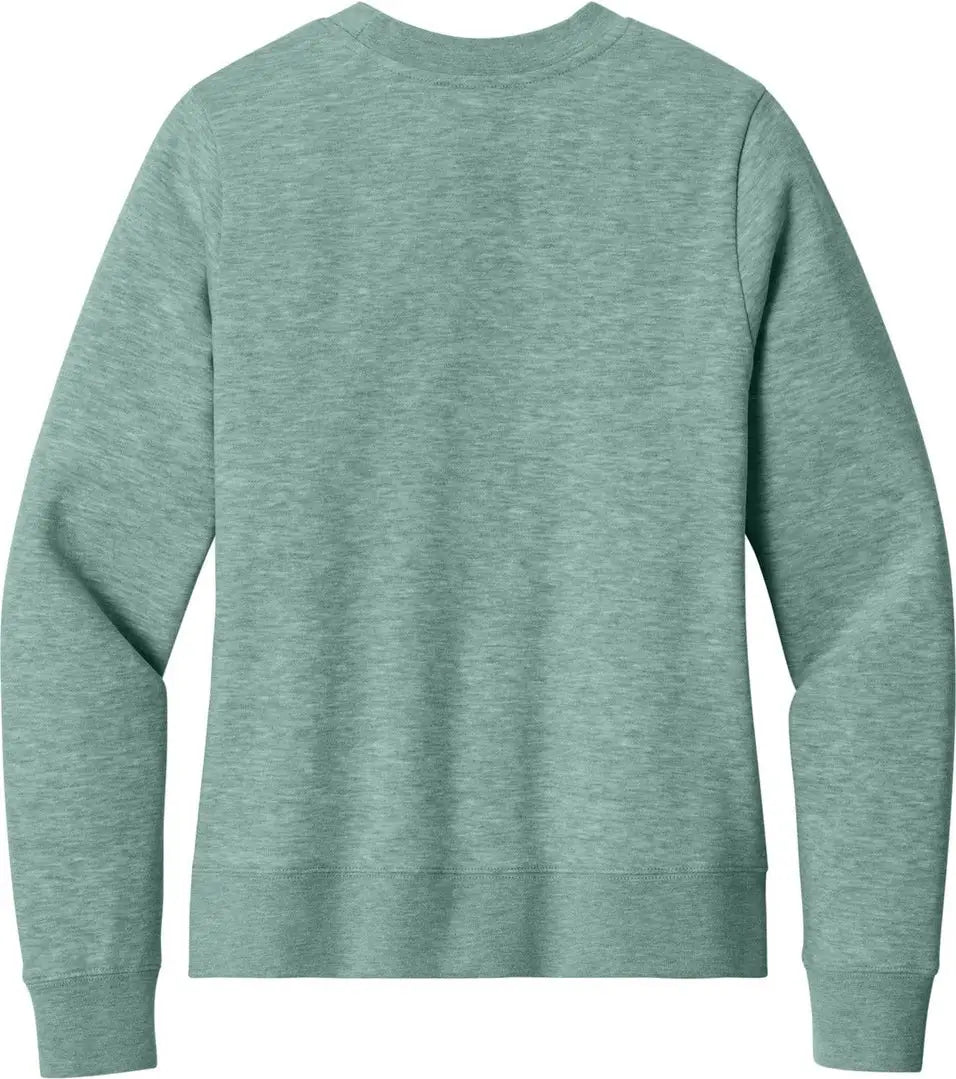 District Dt6105 Women’s V.i.t. Fleece Crew - Heathered Dusty Sage