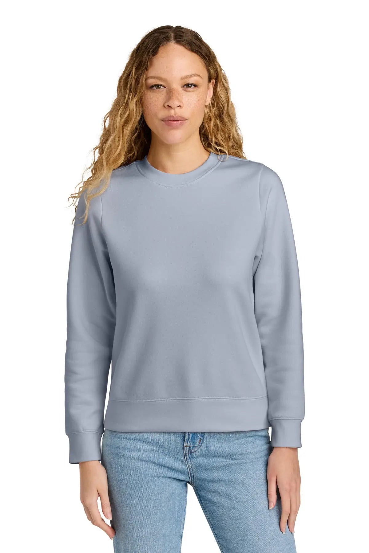 District Dt6105 Women’s V.i.t. Fleece Crew - Icelandic Purple