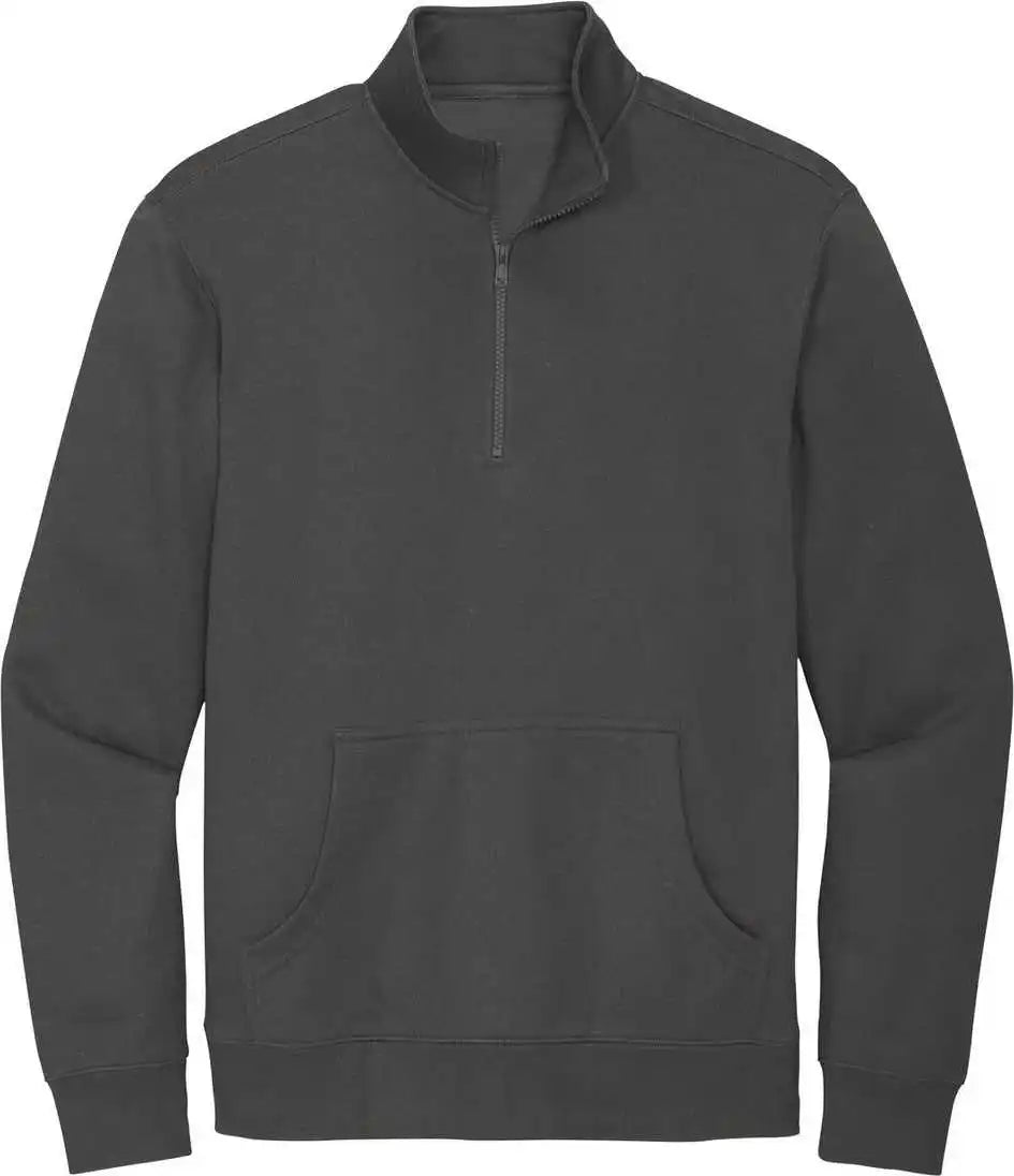 District Dt6106 Vit Fleece 1/4-zip - Charcoal
