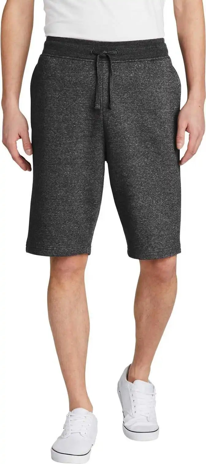 District Dt6108 Vit Fleece Short - Heathered Charcoal