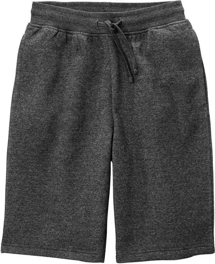 District Dt6108 Vit Fleece Short - Heathered Charcoal