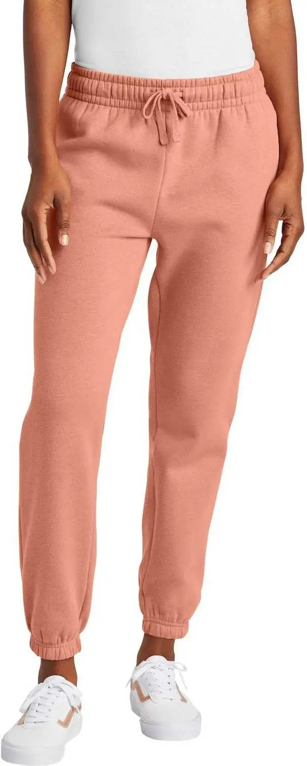 District Dt6110 Women’s Vit Fleece Sweatpant - Desert Rose