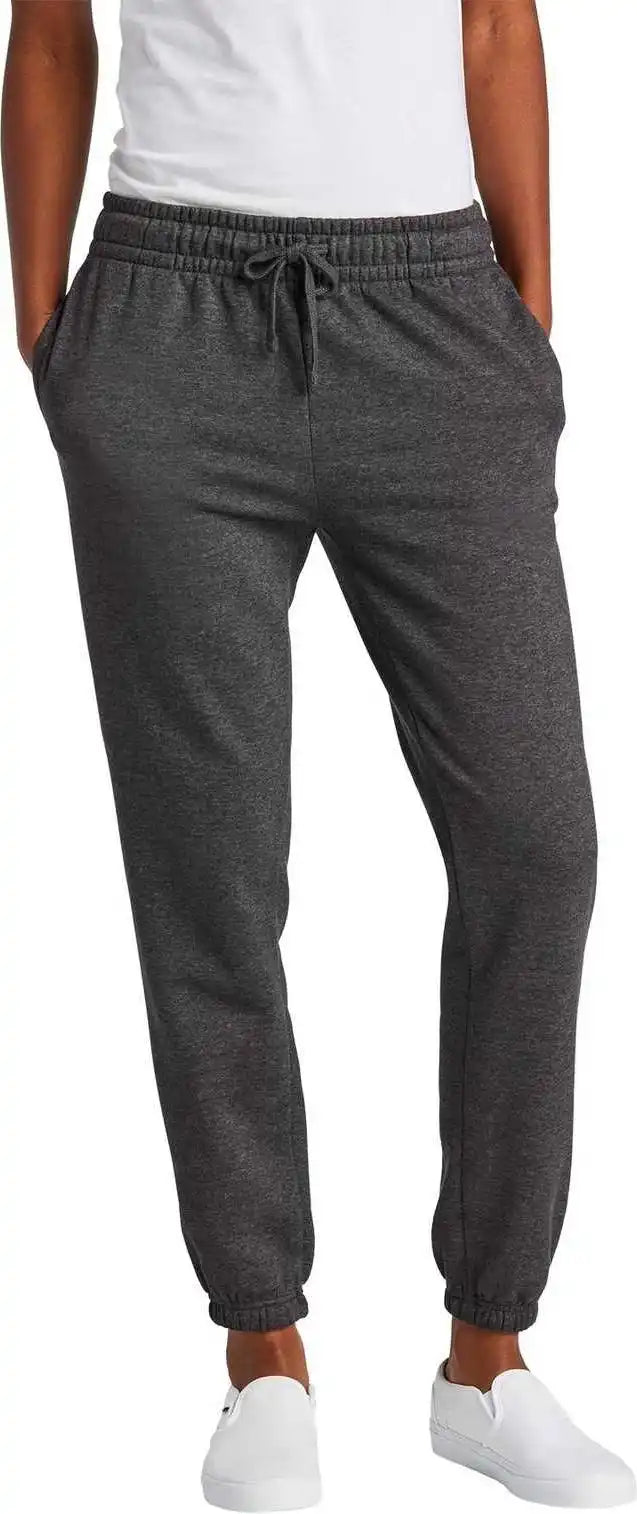 District Dt6110 Women’s Vit Fleece Sweatpant - Heathered Charcoal