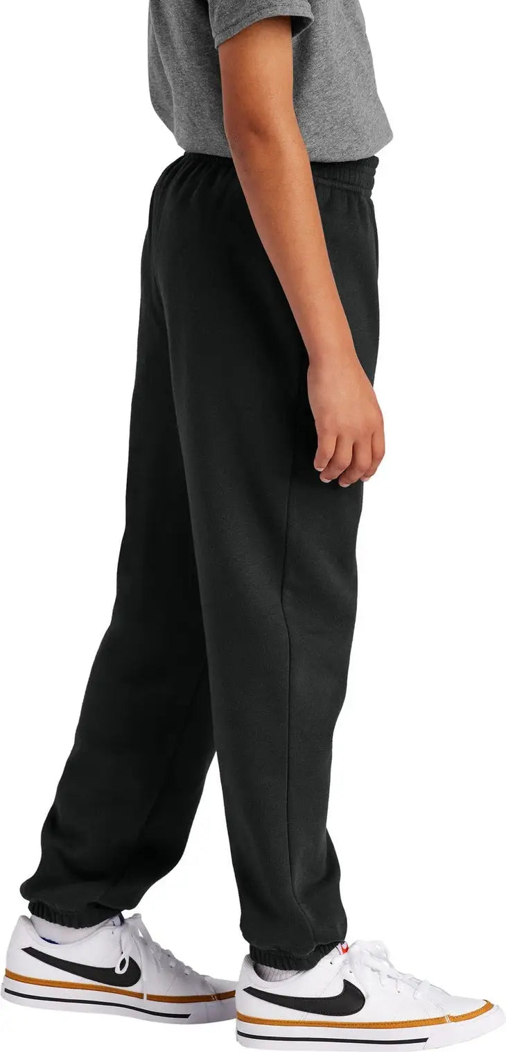 District Dt6112y Youth V.i.t. Fleece Sweatpant - Black