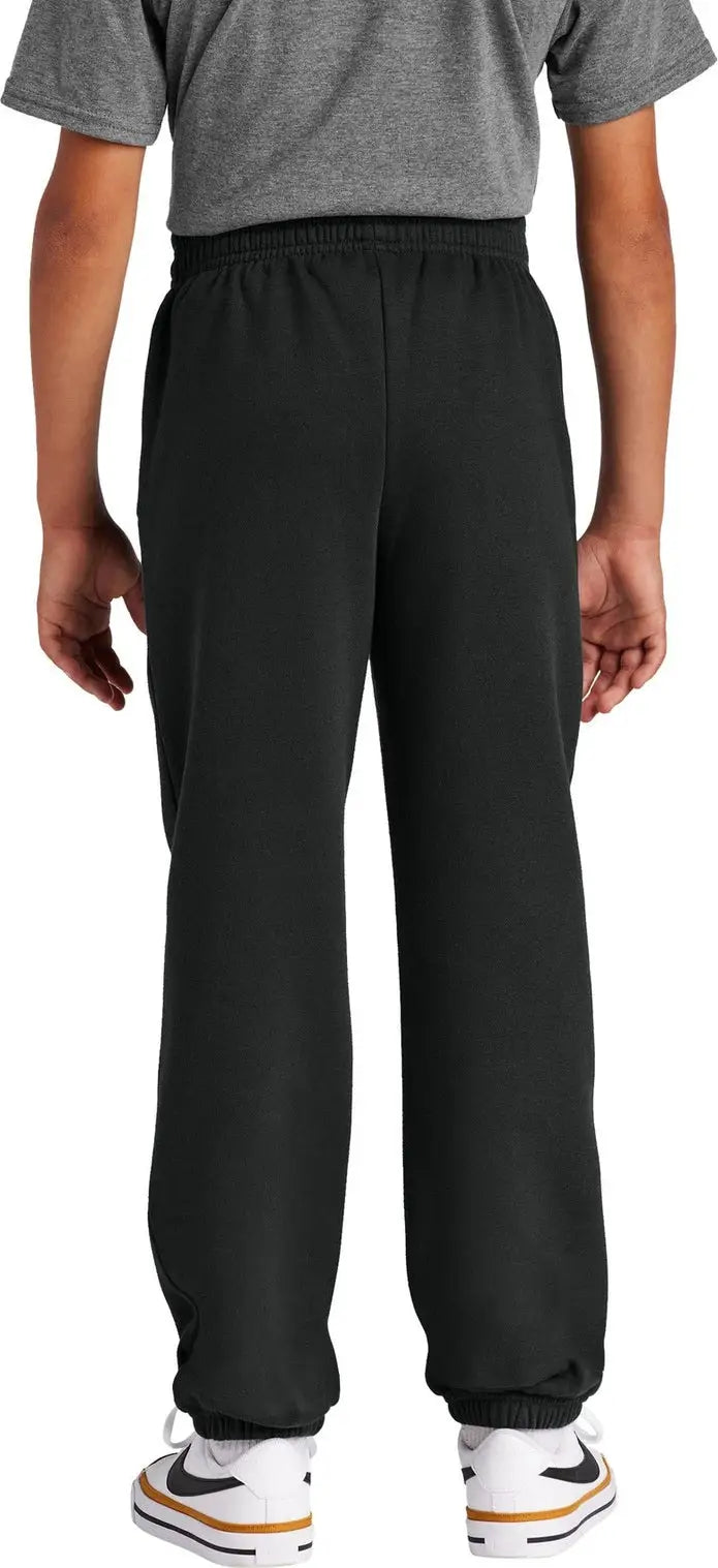 District Dt6112y Youth V.i.t. Fleece Sweatpant - Black