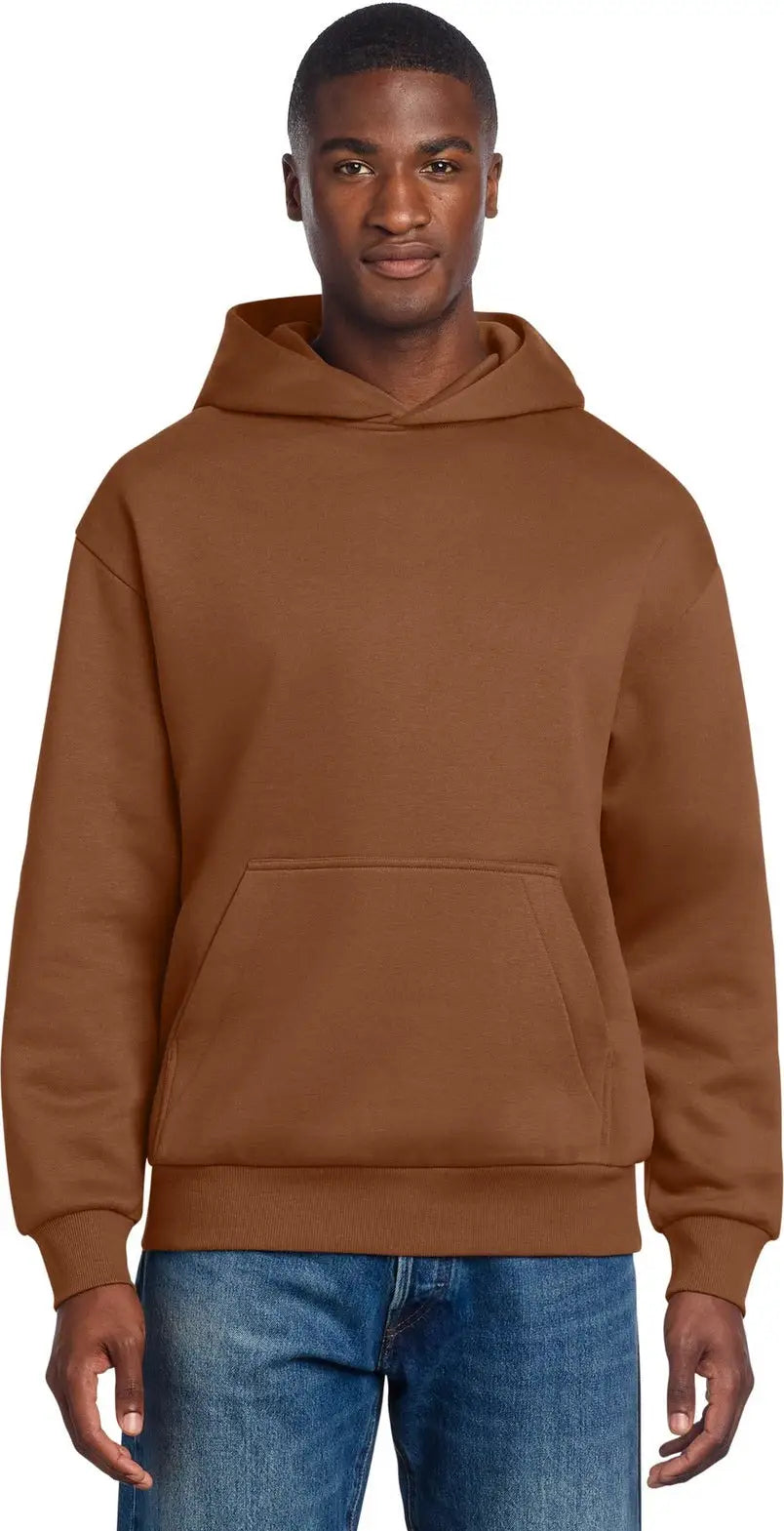 District Dt6150 V.i.t. Heavyweight Fleece Hoodie - Baked Clay - Adult Xs