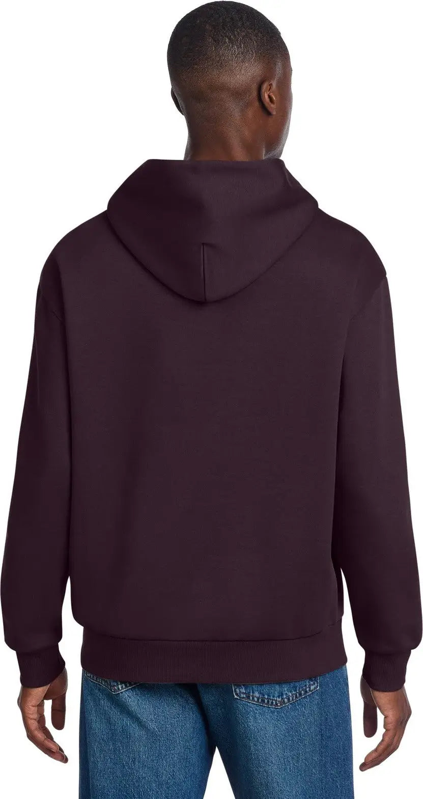 District Dt6150 V.i.t. Heavyweight Fleece Hoodie - Bordeaux