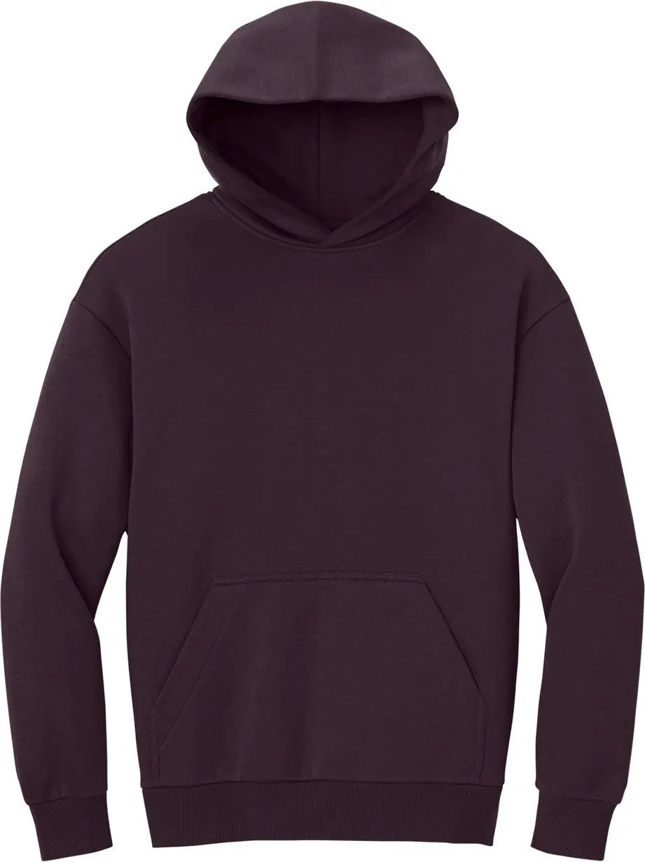 District Dt6150 V.i.t. Heavyweight Fleece Hoodie - Bordeaux