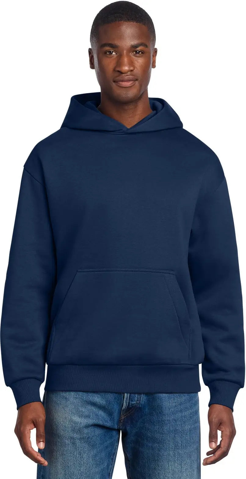 District Dt6150 V.i.t. Heavyweight Fleece Hoodie - Dark Royal - Adult Xs