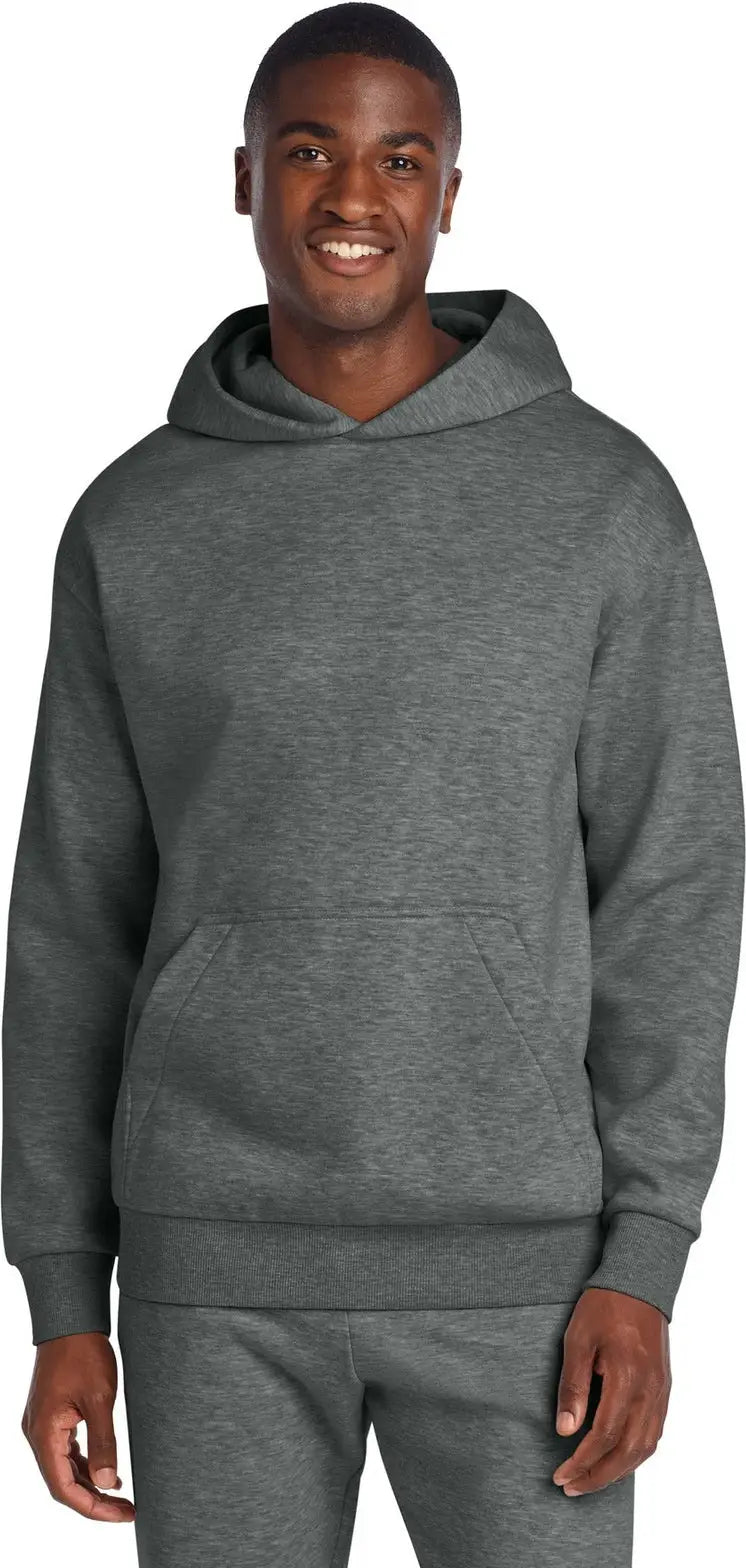 District Dt6150 V.i.t. Heavyweight Fleece Hoodie - Gray Frost - Adult Xs